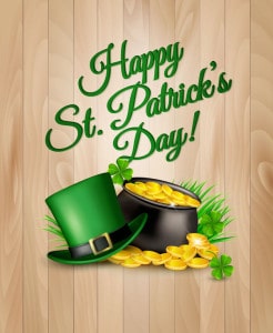 St. Patrick's Day Background. Vector illustration.